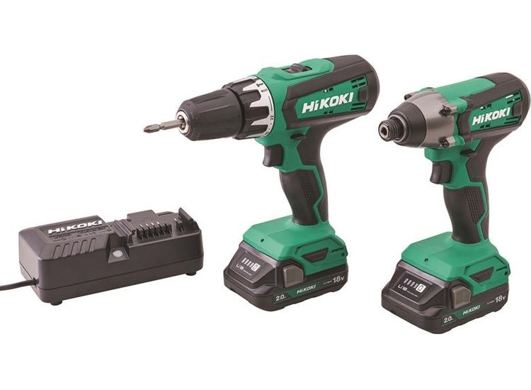 HiKOKI KC18DFXJAZ Twin Pack 18V 2 x 2.0Ah Li-ion