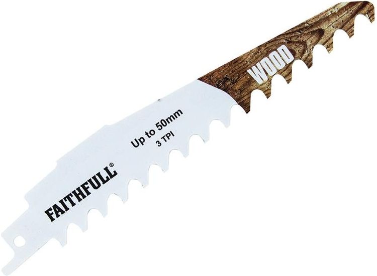 Faithfull Wood Carbide Sabre Saw Blade