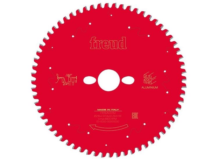 Freud Metal Mitre Saw Blade 216 x 30 x 2.5/1.8mm x 64T