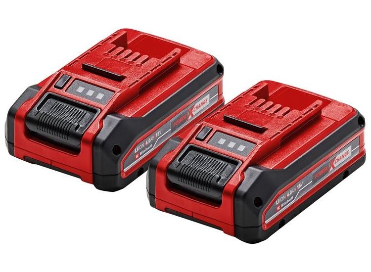 Einhell PLUS Power X-Change Battery Twin Pack 18V 2 x 4.0Ah Li-ion