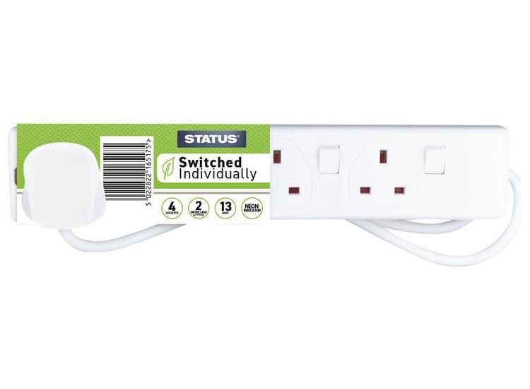 STATUS® Individually Switched Extension Lead