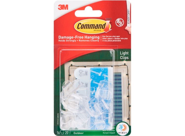 Command 7100309125 Clr O/D L/Clps W/Strps 16cl+20s