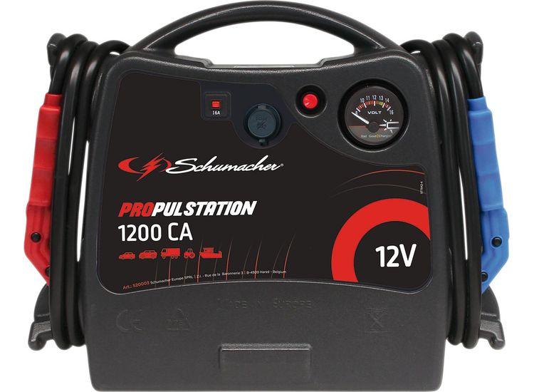 Draper 13611 Schumacher&amp;#174; Propulstation 12V Start Booster and Docking Station, 1200CA