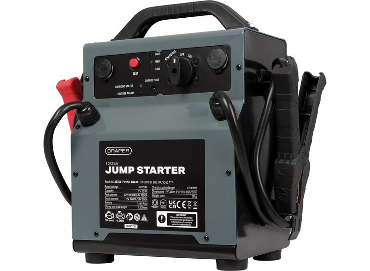 Draper 29755 12/24V Jump Starter