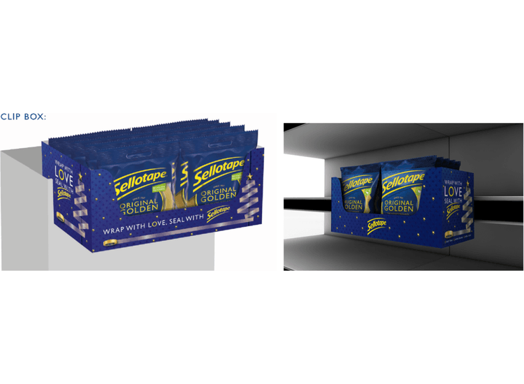 Sellotape 3100520 Clip Box