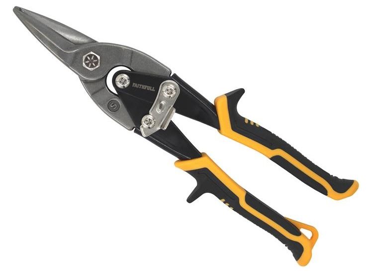 Faithfull Compound Aviation Snips - Straight Cut