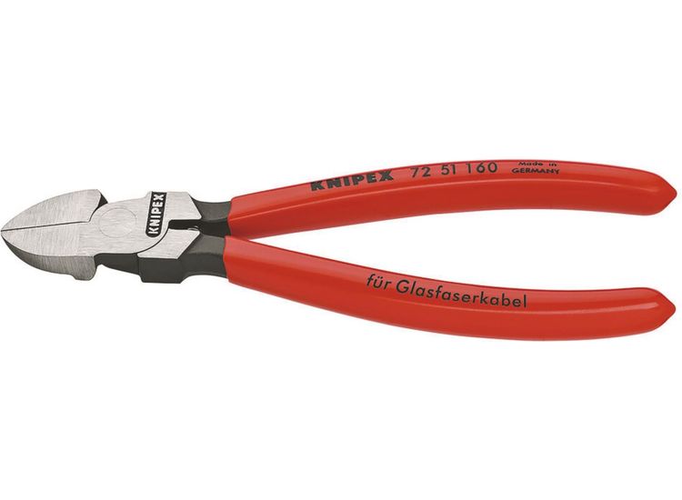Draper 36031 KNIPEX 72 51 160 Diagonal Cutter For Fibre Optics, 160mm