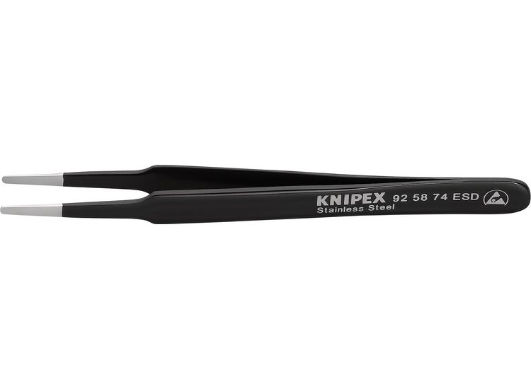 Draper 23362 KNIPEX 92 58 74 ESD Universal Tweezers, 118mm