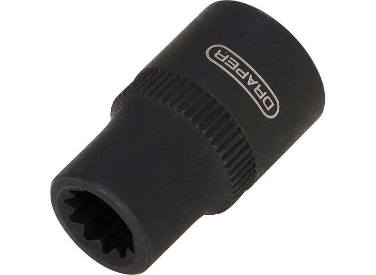 Draper 28201 Brake Caliper Socket 3/8"Sq Drive, 8mm, 11-Point