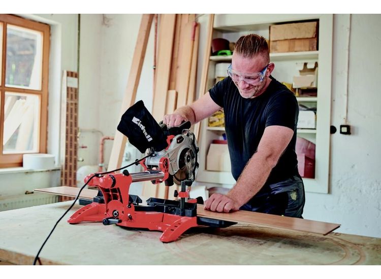 Einhell 4300390 Double Bevel Sliding Mitre Saw 210