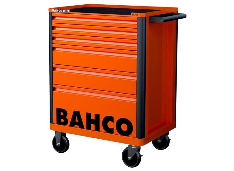 Bahco 1472K6 26in E72 Storage HUB Tool Trolley with 6 Drawers Orange