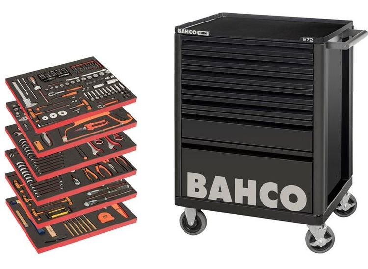 Bahco LARGE Tool Trolley General Purpose Tool Kit, 346 Piece