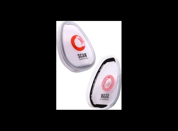 Scan Twin Half Mask P3 Particle Filter Cartridge Adaptor (Pack of 2)