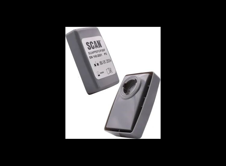 Scan Twin Half Mask P3R Particle Filter Cartridge (Pack of 2)