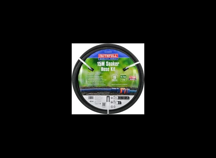 Faithfull Soaker Hose 1/2in 15m Kit