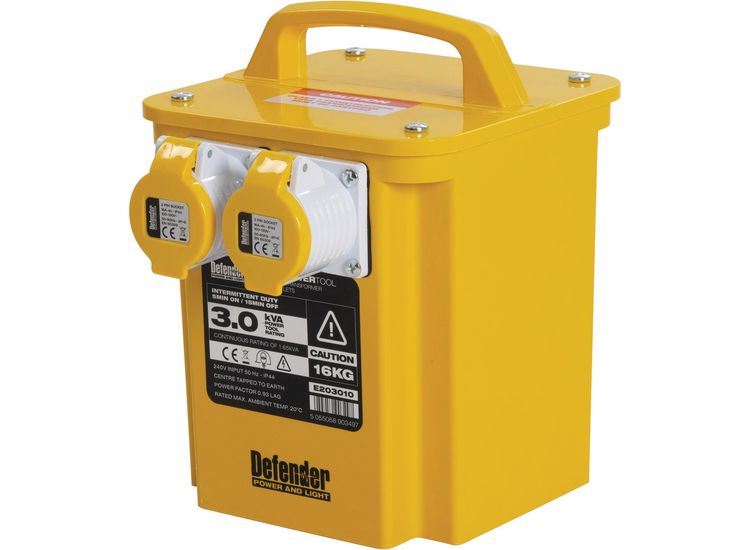 Draper 35022 Defender 110V Portable Transformer, 3kVA