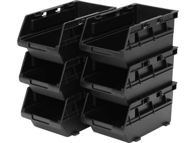 Draper 31773 BUNKER Load-Up Stack Storage Bin Set (6 Piece)