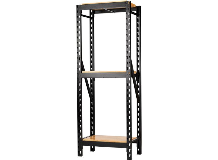 Draper 32465 BUNKER 14 Piece Modular 3 Tier Racking with Hardwood Shelving, 750mm