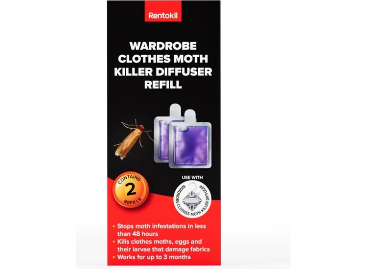 Rentokil FW103 Clothes Moth Killer Diffuser Refill