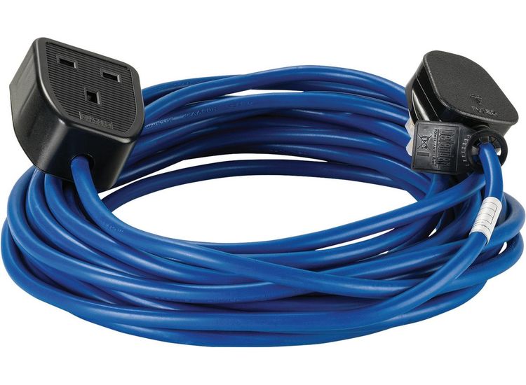 Draper 35075 Defender E85223 230V Extension Lead Blue, 1.5mm&amp;sup2;, 13A, 10m