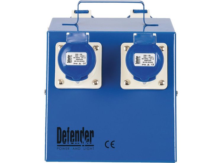 Draper 35259 Defender E13112 Splitter Box, 4 x 16A