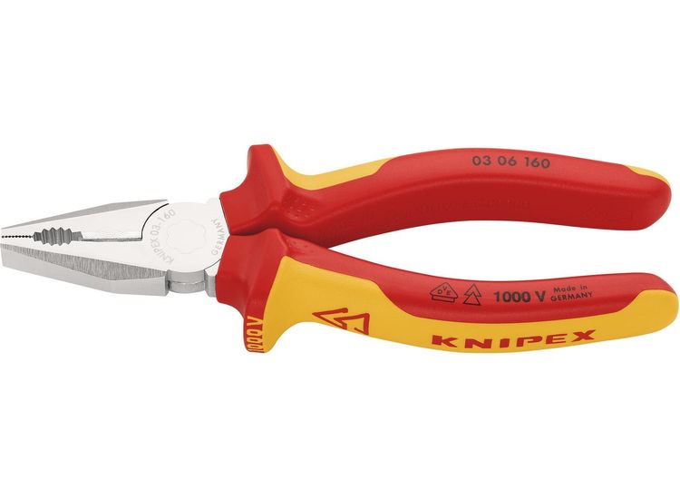 Draper 87933 KNIPEX 03 06 160 SB VDE Combination Pliers, 225mm