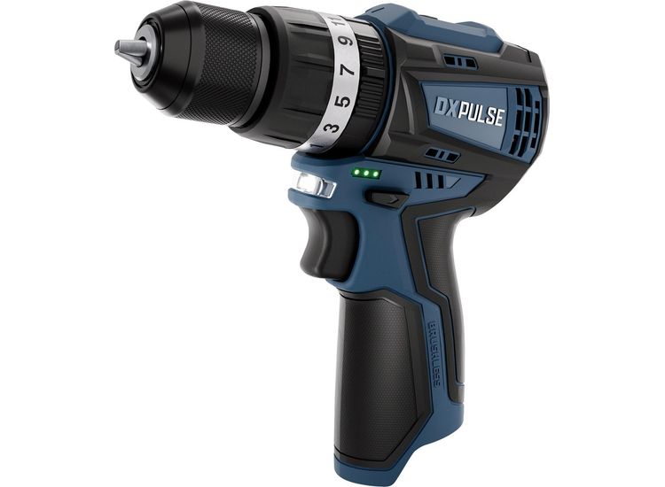 Draper 27761 DXPULSE 12V Brushless Combi Drill (Sold Bare)