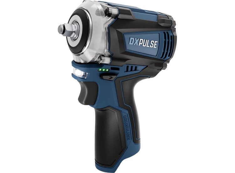 Draper 27859 DXPULSE 12V Brushless Impact Wrench, 3/8" Sq. Dr., 250Nm (Sold Bare)