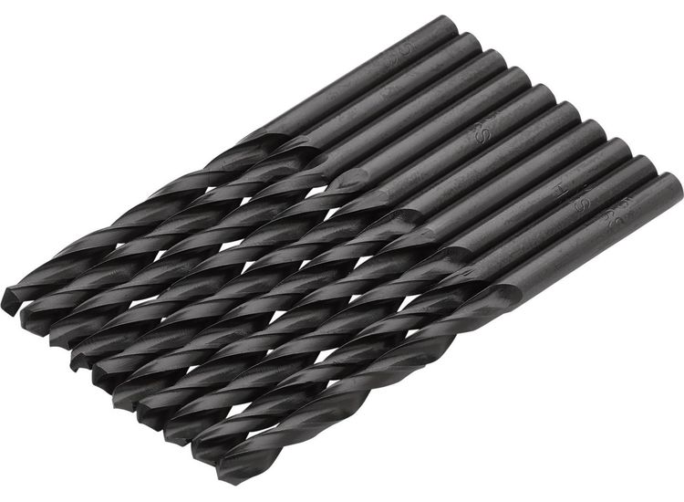 Draper 62946 HSS Twist Drill Bits, 5.0 x 85mm (Pack of 10)