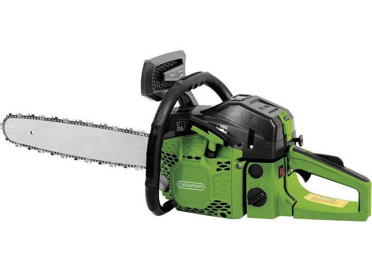 Draper 30274 Petrol Chainsaw, 51cc, 500mm/20"