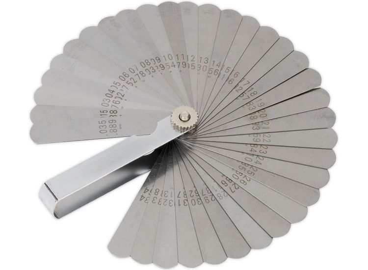 Sealey VS512 Feeler Gauge 35 Blade - Dual Marked