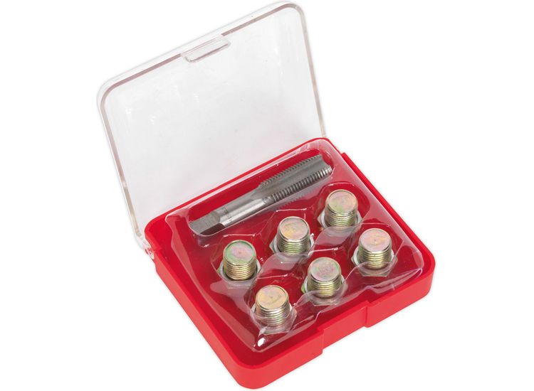 Sealey VS615 Oil Drain Plug Thread Repair Set - M15