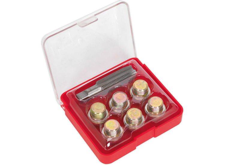 Sealey VS617 Oil Drain Plug Thread Repair Set - M17