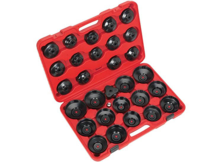 Sealey VS7006 Oil Filter Cap Wrench Set 30pc