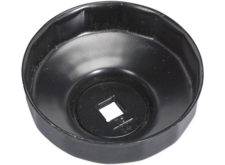 Sealey VS7006.V2-06 Oil Filter Cap Wrench &amp;#8709;76mm x 14 Flutes
