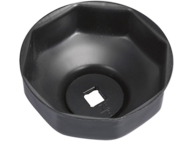 Sealey VS7006.V2-08 Oil Filter Cap Wrench &amp;#8709;76mm x 8 Flutes