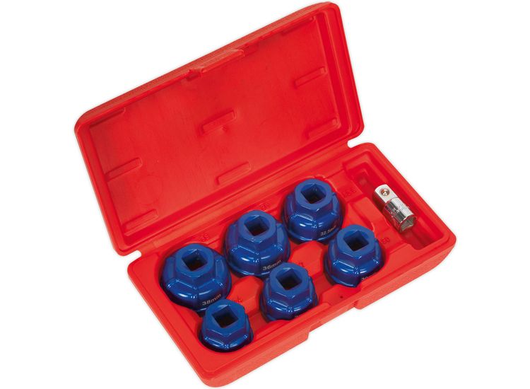 Sealey VS7008 Oil Filter Cap Wrench Set 7pc