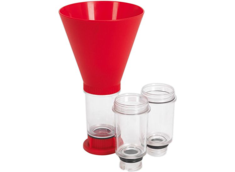 Sealey VS7101 Engine Oil Funnel 4pc - BMW, Fiat, Ford, Mazda, Mercedes, Toyota/Lexus, VAG