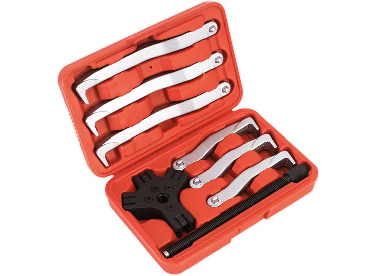Sealey VS83 Fast Action Twin/Triple Leg Reversible Puller Set 8pc 150 &amp; 220mm