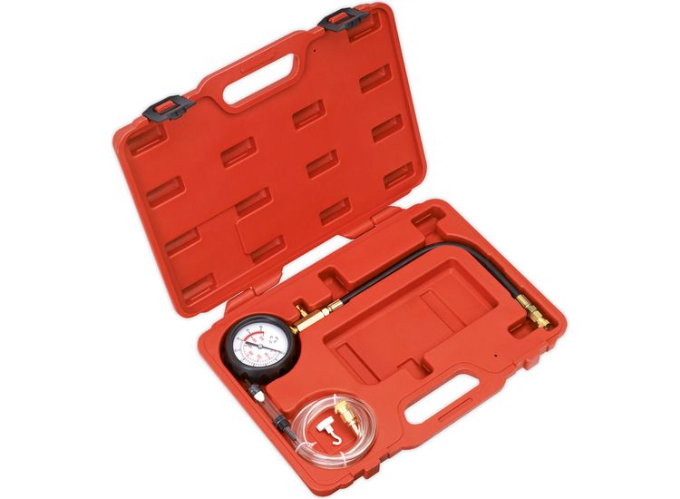 Sealey VSE3157 Diesel Compression Gauge, Hose &amp; TDC Base Kit