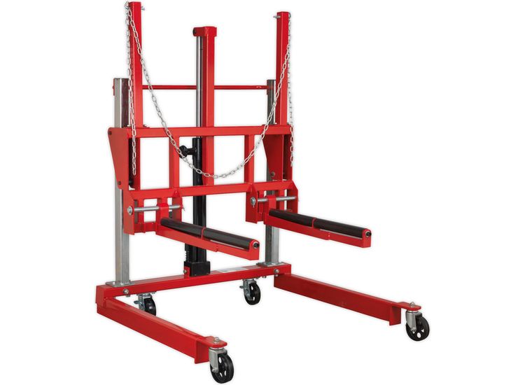 Sealey W508T Wheel Removal Trolley 500kg Adjustable Width