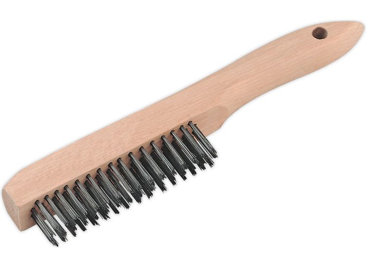 Sealey WB02 Engineer?s Wire Brush with Steel Fill 260mm