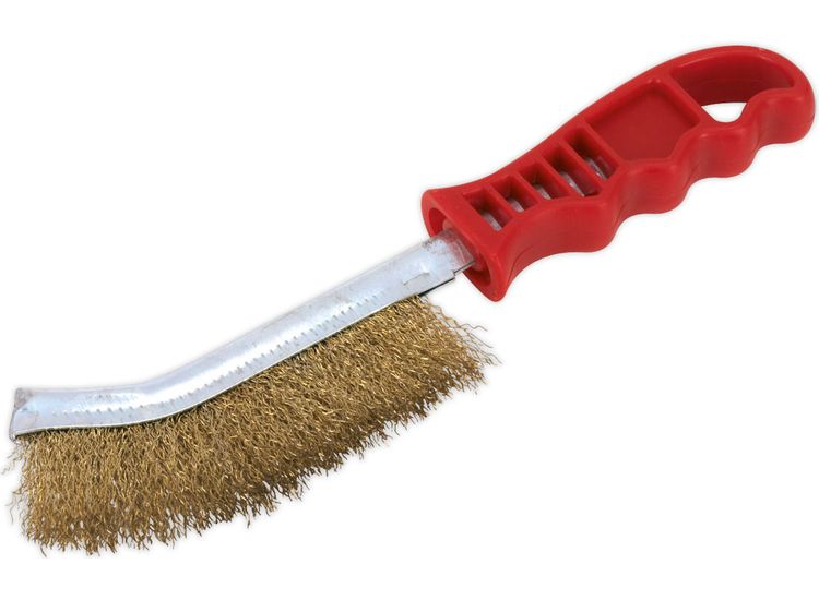 Sealey WB05/R Wire Brush Brassed Steel Plastic Handle