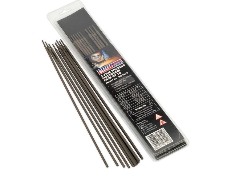 Sealey WE1025 Welding Electrode &amp;#8709;2.5 x 300mm Pack of 10