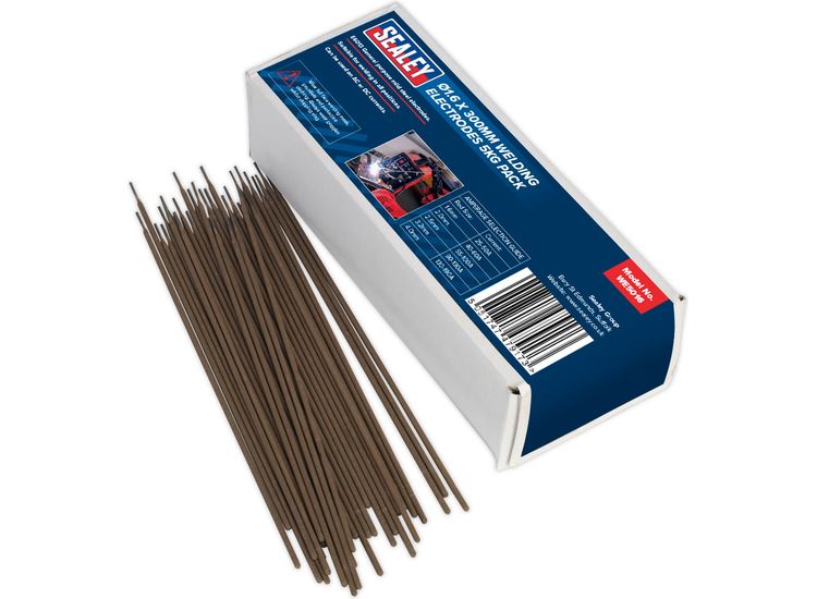 Sealey WE5016 Welding Electrodes &amp;#8709;1.6 x 300mm 5kg Pack