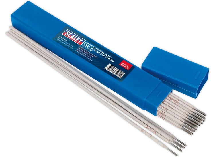 Sealey WESS1025 Welding Electrodes Stainless Steel &amp;#8709;2.5 x 300mm 1kg Pack