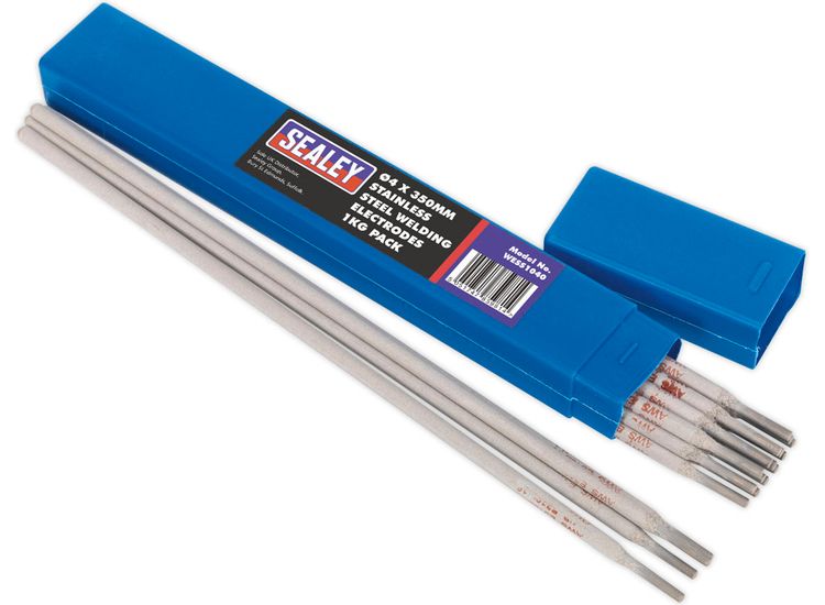 Sealey WESS1040 Welding Electrodes Stainless Steel &amp;#8709;4 x 350mm 1kg Pack