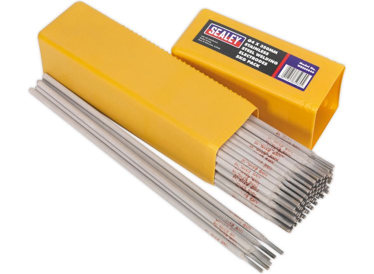 Sealey WESS5040 Welding Electrodes Stainless Steel &amp;#8709;4 x 350mm 5kg Pack