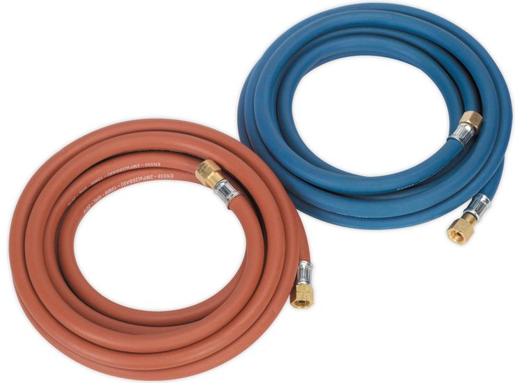 Sealey WH05 Welding Hose Set Oxyacetylene EN ISO 3821 5m