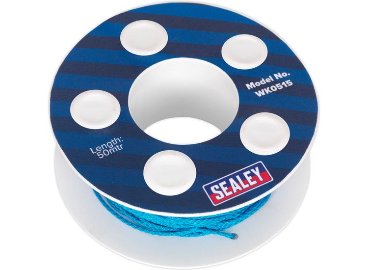 Sealey WK0515 Windscreen Cutting Wire 50m - Nylon
